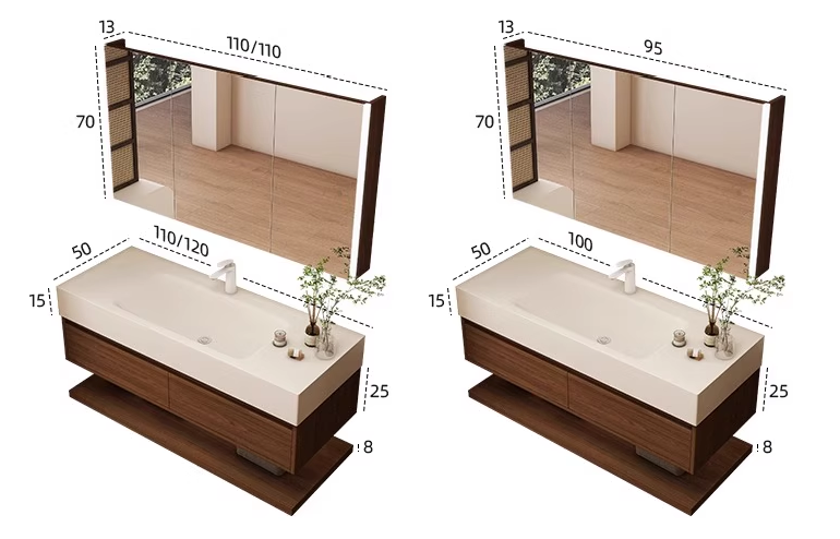 100/110/120 cm adapté aux besoins du client