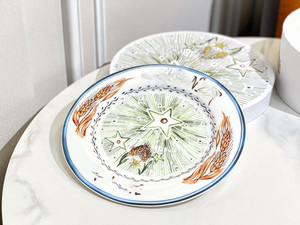 Ensemble de 4 assiettes à dîner en porcelaine osseuse style européen soleil et lune, design compétitif - Product Image 6