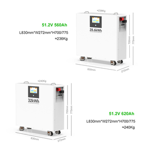 BYD CATL Cornex a Grade Cell 51.2V 628AH 32KWH Home Energy Storage Solar Lithium Iron LiFePO4 <b>Battery</b> with 300A BMS - Product Image 1