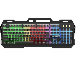 2025 OEM Cool Metal Wired <span class=keywords><strong>Keyboard</strong></span> Luminous <span class=keywords><strong>Mechanical</strong></span> Feeling Teclado retroiluminado para juegos para Laptop PC Gamer - Product Image 2