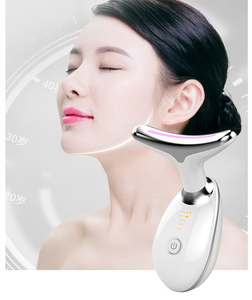 Masajeador de belleza de intensidad multinivel con cuatro modos, sonda ergonómica en forma de U, dispositivo tensor de piel facial y del cuello, venta al por mayor. - Product Image 5