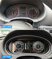 Accessoires de Voiture Kanor Tableau de Bord Numérique Compteur de Vitesse pour Audi A3 S3 8V 2013-2020
