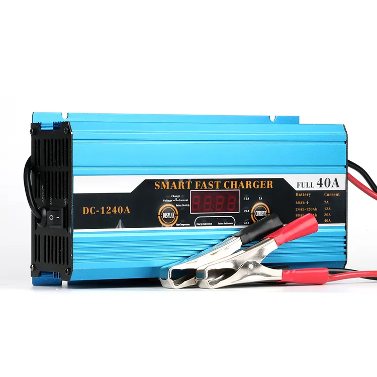 Kadip 12V Bescherming Lader Batterie 40A Snelle Auto Batterij Oplader