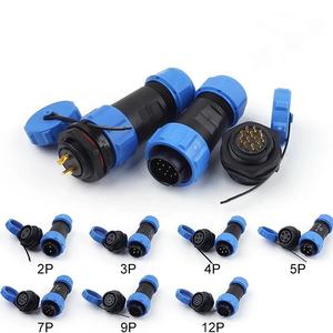 Conector de cable de aviación tipo T, resistente al agua IP68 - Product Image 4