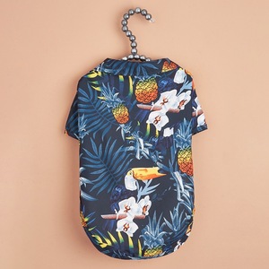 Vêtements pour animaux de compagnie Golden Retriever Teddy, chemise décontractée pour chien et chat, motif fruits hawaïens, ananas, <span class=keywords><strong>cocotier</strong></span>, bord de mer, tenues d'été - Product Image 6