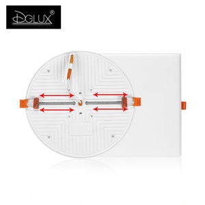 DGLUX-lámpara de techo empotrada para oficina y Hotel, luz LED redonda blanca de 9w, 18w, 24w y 36w, <span class=keywords><strong>Panel</strong></span> comercial, producto nuevo - Product Image 1