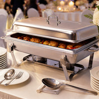 Kompor Buffet Hotel Komersial YUNHE YH-433 9L, Wadah Makanan Panas Stainless Steel, Terinsulasi, Perlengkapan Dapur Sarapan