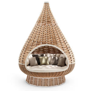 Modern açık Rattan kuşlar yuva yatak yaratıcı Bali hamak otel yanında kafes salıncak yatak asılı ve topraklanmış seçenekleri ile - Product Image 2