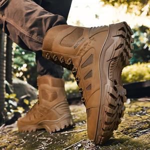 Botas de Invierno Reforzadas de Ajuste Ancho para Todo Terreno, de Tela Oxford Transpirable, Antideslizantes, con Cierre de Cordones para Comercio Transfronterizo - Product Image 5