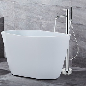 Grifo de bañera de pie Yaopeng con válvula de cerámica, monomando de activación por elevación, cabezal de ducha, marca privada licenciada - Product Image 2
