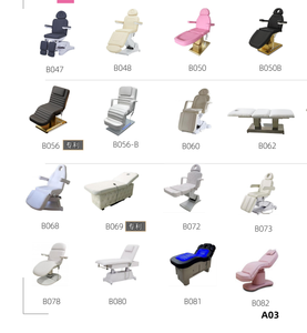 Wood Grain Foot Control LED Base 3 Motor Massage Beauty Bed Without Armrest Hair Washing Facial Bed CE for Beauty Salon - Product Image 4