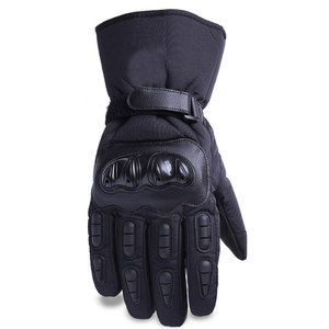 Gants de moto en cuir sur mesure, nouveau style, fabrication professionnelle, couleur unie. - Product Image 2