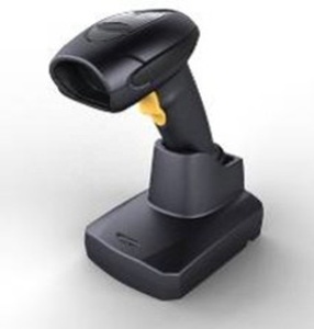 Lecteur de codes-barres 2D sans fil BT industriel portable DS6878-SR, avec support et cordon USB - Product Image 3
