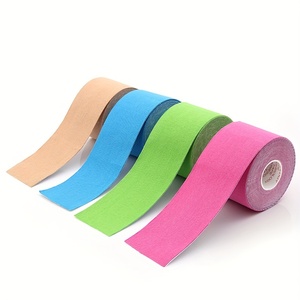 T328 Vente en gros de ruban adhésif de kinésiologie imperméable pour le genou, physiothérapie, athlétisme, muscle, ruban adhésif élastique, ruban adhésif de kinésiologie pré-coupé pour le sport - Product Image 3