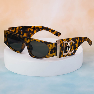 KAJILA-Lunettes de soleil de créateur tendance avec logo personnalisé style punk protection UV400, lunettes de soleil unisexes pour hommes et femmes - Product Image 1