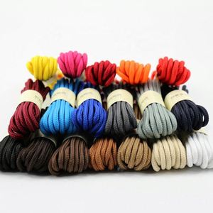 Lacets en sangle de polyester imprimée haute ténacité de 4 mm de diamètre pour bottes Martin, chaussures en cuir et baskets décontractées – Vente en gros - Product Image 2