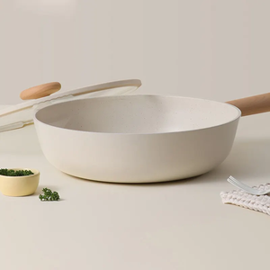 Chậu và chảo đặt không dính gốm <span class=keywords><strong>Cookware</strong></span> bộ khỏe mạnh không dính cảm ứng đồ nấu nướng nhà bếp Granite nấu ăn đặt Frying Pan - Product Image 4