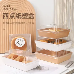 Sunkea 500ml Customized Packaging Kraft Food Container Paper Salad Boxes