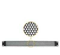 19-Inch 1U Cellular Radiatable Network Cabinet Rack Cable Management Mount Filler Panel Server Blank Panel Telecom Parts