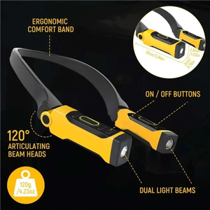 Lampe de lecture LED moderne pour le cou Lampe de lecture rechargeable USB portable avec éclairage de <span class=keywords><strong>lit</strong></span> flexible Nouveauté de longue durée - Product Image 5