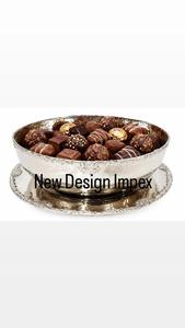 Decorative Aluminum <b>Chocolate</b> Bowl For Premium Gift Collections <b>Wedding</b> Return Gifts And Special Occasion Table Decorations - Product Image 6