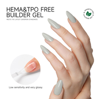Gel Constructor UV de Alta Calidad OEM Sin Hema, Gel Constructor Autonivelante para Uñas, Extensión de Uñas, Gel Duro para Uñas, 30g 1kg, Sin Hema, OEM ODM