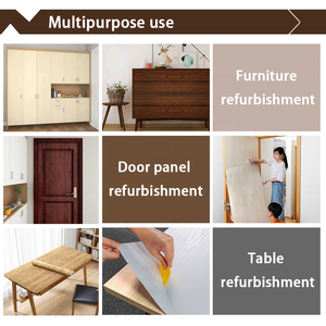 Papier peint auto-adhésif écologique à effet bois, papier pelable et collant, rénovation de meubles, vinyle <span class=keywords><strong>PVC</strong></span>, décoration intérieure, cuisine, porte - Product Image 2