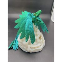 Squelette de dinosaure Archaeopteryx imprimé en 3D en PLA, figurine articulée mobile pour l'éducation et l'affichage
