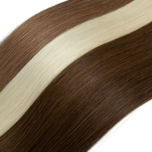 Extensions de <span class=keywords><strong>cheveux</strong></span> Honorhair One Donor Hair Genius Weft, <span class=keywords><strong>cheveux</strong></span> russes naturels 100% humains, cuticules alignées, lisses, clairs, pour balayage - Product Image 2