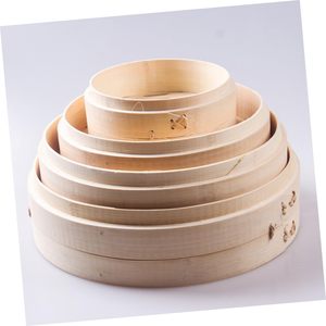 Warehouse Inspection Party Favors Personalizes Asian Food Mini 3 Inch Bamboo <b>Steamer</b> for Sale - Product Image 2