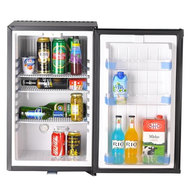 220v 110v Solid Door Hotel Use Absorption Mini Bar Refrigerator