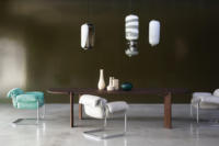 Lustre en verre teinté pour restaurant, style moderne et luxueux, design créatif pour bar, balcon, chambre à coucher, chevet, petit lustre