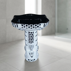 Vistaar Sterling – Meuble-vasque rond en céramique avec garantie de 5 ans, facile à nettoyer, articles sanitaires - Product Image 2