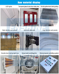 <span class=keywords><strong>Calentador</strong></span> de horno de secado de pintura en aerosol para coche, cortina de agua para exteriores, cabina de pintura en aerosol con recubrimiento en polvo automotriz a la venta, Australia - Product Image 5