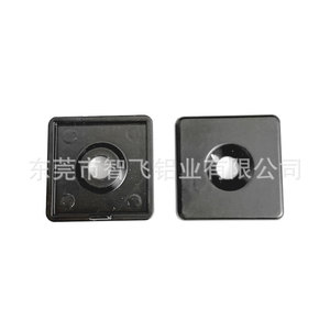 Zhifeisen 4080 Aluminum Profile End Cap Die Cast Black For Industrial Use - Product Image 1