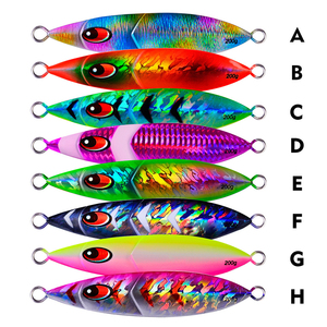 160g 200g Plomb Poisson Leurre Lent Faliing Jig Pêche Plat Jig Lent Jigging - Product Image 3