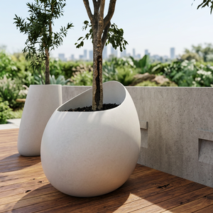Maceta de Fibra de Vidrio Premium para Jardín, Moderna y Decorativa, para Balcón, Patio, Casa, Villa, Hotel, Oficina y Paisajismo - Product Image 1