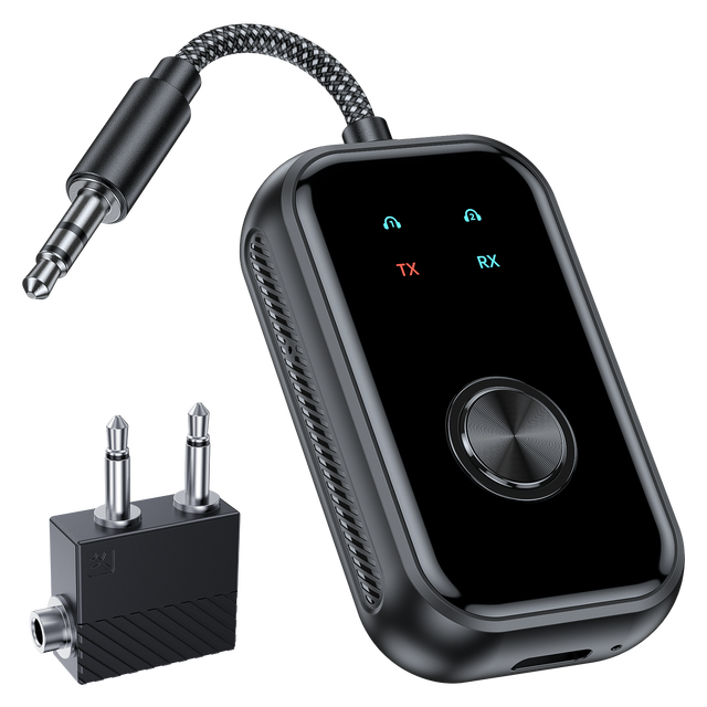 High Quality 2 in 1 Wireless  6.0 Receiver and Transmitter Audio Adapter,Simultaneously Connect Two Devices