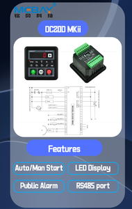 Mebay Máy Phát Điện Điều Khiển DC20D Kỹ Thuật Số Máy Phát Điện Thông Số Hiển Thị Bảng Điều Khiển - Product Image 6