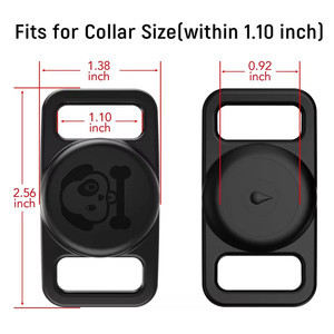 Pour <span class=keywords><strong>Airtag</strong></span> chien collier titulaire étanche Airtags support Silicone animaux collier étuis étiquettes chat collier support pour Apple <span class=keywords><strong>Airtag</strong></span> - Product Image 5
