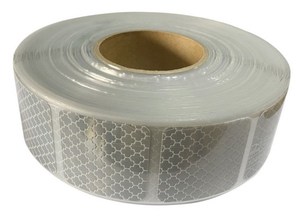 Fluorescente Giallo Rosso Argento Visibilità Nastro Riflettente per il Traffico Segni - Product Image 3