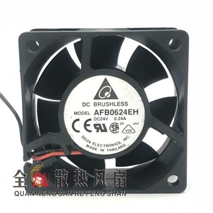 Ventilateur sans balais DC Delta AFB0624EH 60x60x25mm 24V 0.24A pour refroidissement d'onduleur - Product Image 1