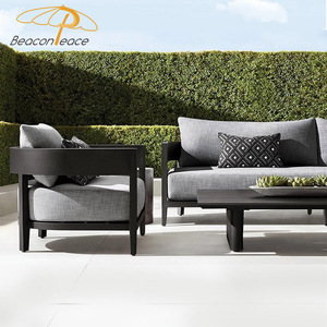 Mobilier de jardin Design simple extérieur classique métal luxe 5 <span class=keywords><strong>places</strong></span> <span class=keywords><strong>fauteuil</strong></span> canapé aluminium ensemble de canapé - Product Image 3