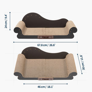 Fabrikant Groothandel Goedkope Sofa Design Klauw Klimmende Gegolfde Kattenkrabplank - Product Image 3