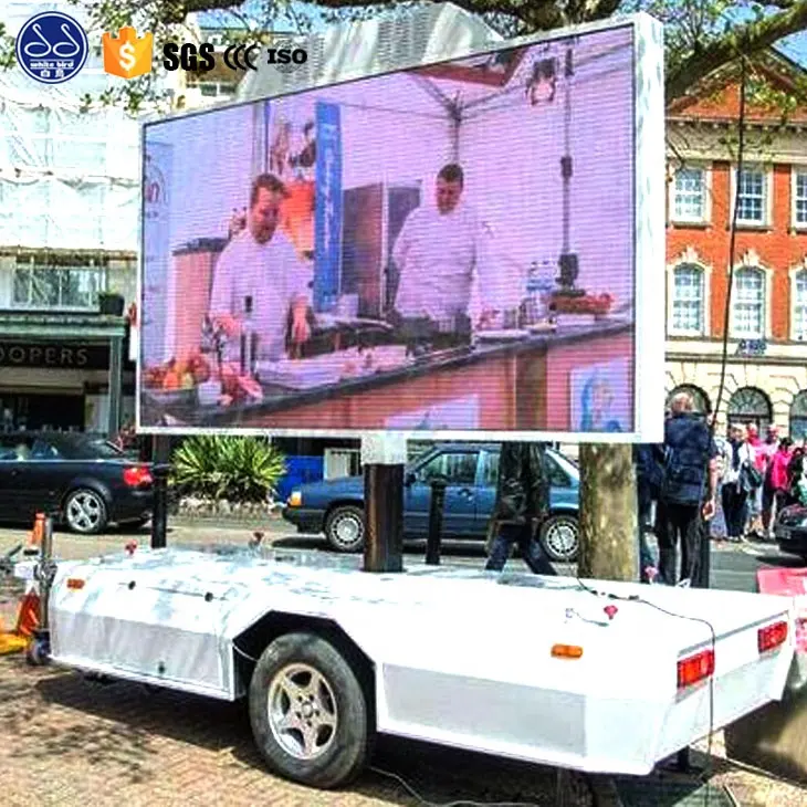 P6 Outdoor Mobile Led Video Truck/car/van Advertising truck