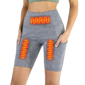 Logo personalizzato USB alimentato da donna <span class=keywords><strong>pantaloncini</strong></span> da ciclismo leggeri Yoga <span class=keywords><strong>pantaloncini</strong></span> da motociclista intelligenti a vita alta <span class=keywords><strong>pantaloncini</strong></span> da Yoga per allenamento - Product Image 1