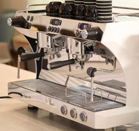 Machine à expresso professionnelle semi-automatique portable électrique à 2 groupes, machine à café expresso professionnelle