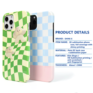 Ốp Điện Thoại Di Động PC Cứng Lưng Cứng In 3D Thăng Hoa Toàn Bộ Thiết Kế Tùy Chỉnh Dễ Thương Sang Trọng Chống Nước HD Cho <span class=keywords><strong>Iphone</strong></span> - Product Image 5