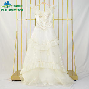 <span class=keywords><strong>Robe</strong></span> <span class=keywords><strong>de</strong></span> mariée vintage <span class=keywords><strong>de</strong></span> <span class=keywords><strong>luxe</strong></span> française d'<span class=keywords><strong>occasion</strong></span>, <span class=keywords><strong>robe</strong></span> <span class=keywords><strong>de</strong></span> soirée en tissu blanc, vêtements <span class=keywords><strong>de</strong></span> seconde main - Product Image 5