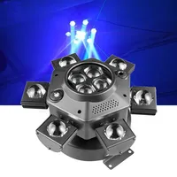 AOPU 6 Bee-Eyes Beam Moving Head DJ Dance Floor Laser Light With Strobe for Disco Stage Club Lighting